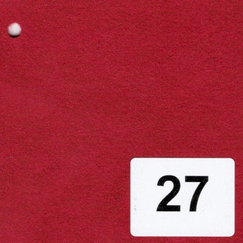 Półkaplin z filcu wełnianego kolor nr 27 ciemno czerwony